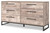 Neilsville - Six Drawer Dresser - Vinyl-Wrapped - Whitewash