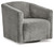 Bramner - Swivel Accent Chair - Charcoal