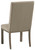 Chrestner - Dining UPH Side Chair (Set of 2) - Gray / Brown