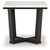 Fostead - Square End Table - White / Espresso