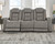 The Man-den Gray Pwr Rec Sofa With Adj Headrest