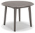 Shullden - Round Drm Drop Leaf Table - Gray