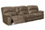 Segburg - 2-Piece Power Reclining Sectional - Driftwood