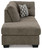 Mahoney - Laf Corner Chaise - Chocolate