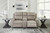 Lavenhorne - Dbl Rec Loveseat W/Console - Pebble