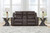 Lavenhorne - Dbl Rec Loveseat W/Console - Granite