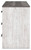 Shawburn - Home Office Desk - White / Dark Charcoal Gray