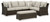 Brook Ranch - Sofa Sectional, Bench With Cushion (Set of 3) - Brown