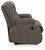 First Base - Reclining Loveseat - Gunmetal