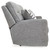 Biscoe - Power Reclining Sofa With Adj Headrest - Pewter