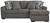 Gardiner - Sofa Chaise - Pewter