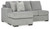 Casselbury - Laf Sofa Chaise - Cement