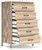 Battelle - Five Drawer Chest - Tan