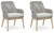 Seton Creek - Arm Chair With Cushion (Set of 2) - Gray