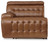 Temmpton - Laf Zero Wall Power Recliner - Chocolate