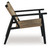 Halfmore - Accent Chair - Black / Natural