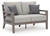 Hillside Barn - Loveseat W/Cushion - Gray / Brown
