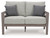 Hillside Barn - Loveseat W/Cushion - Gray / Brown