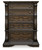 Maylee - Five Drawer Chest - Dark Brown