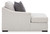 Koralynn - Laf Corner Chaise - Stone