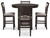 Langwest - Dining Room Counter Table Set (Set of 5) - Brown