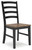 Wildenauer - Dining Room Side Chair (Set of 2) - Brown / Black