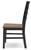 Wildenauer - Dining Room Side Chair (Set of 2) - Brown / Black