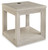 Marxhart - Square End Table - Bisque