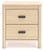 Cabinella - Two Drawer Night Stand - Tan