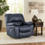 Leesworth - 3 Pc. - Power Reclining Sofa, Power Reclining Loveseat, Power Rocker Recliner - Ocean