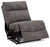 Next-Gen Durapella - Power Armless Recliner With Adj Headrest - Slate