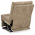 Next-Gen Durapella - Power Armless Recliner With Adj Headrest - Sand