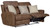 Justine - Lay Flat Reclining Loveseat - Burlap