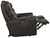 Bosa - Leather Power Reclining Sofa - Charcoal