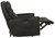 Bosa - Leather Power Reclining Loveseat - Charcoal