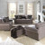 Austin - Loveseat - Dark Brown
