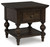 Veramond - Square End Table - Dark Brown