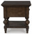 Veramond - Square End Table - Dark Brown