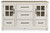 Shaybrock - Dresser - Antique White / Brown