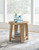 Kristiland - Round End Table - Light Brown