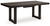 Neymorton - Rectangular Dining Room Butterfly Extension Table - Dark Grayish Brown