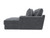 Cozy - LSF Chaise With USB - Gunmetal