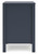 Simmenfort - Two Drawer Night Stand - Navy Blue