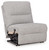 Acklen Place - Power Armless Recliner With Adj Headrest - Pewter