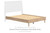 Cielden - Queen Panel Footboard With Rails - Tan