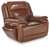 Healy Pier - Power Recliner / Adj Headrest - Chocolate