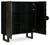 Fosterman - Accent Cabinet - Distressed Black