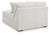 Cuddle Plush - Oversized Armless Chaise - Arctic