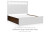 Taffenbrook - California King Panel Rails - Medium Brown