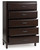 Vanmore - Five Drawer Chest - Dark Brown